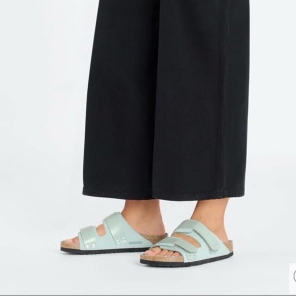 Birkenstock Shoes - Birkenstock Uji Nubuck Leather - Surf Green